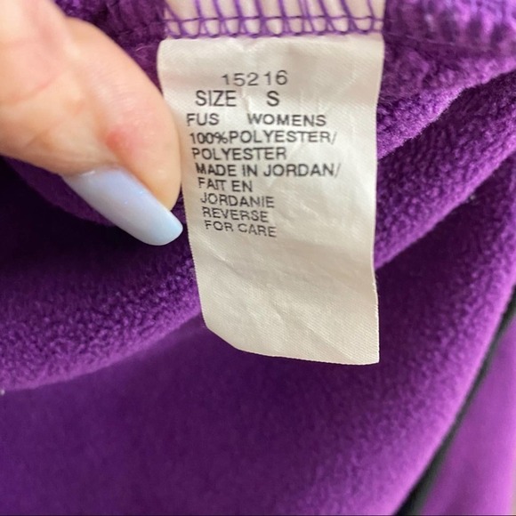 Woolrich Fleece Full Zip up Jacket Size Small - Picture 4 of 5